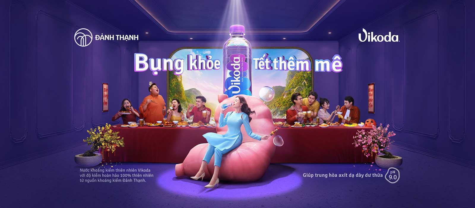 Nước khoáng Vikoda Đảnh Thạnh